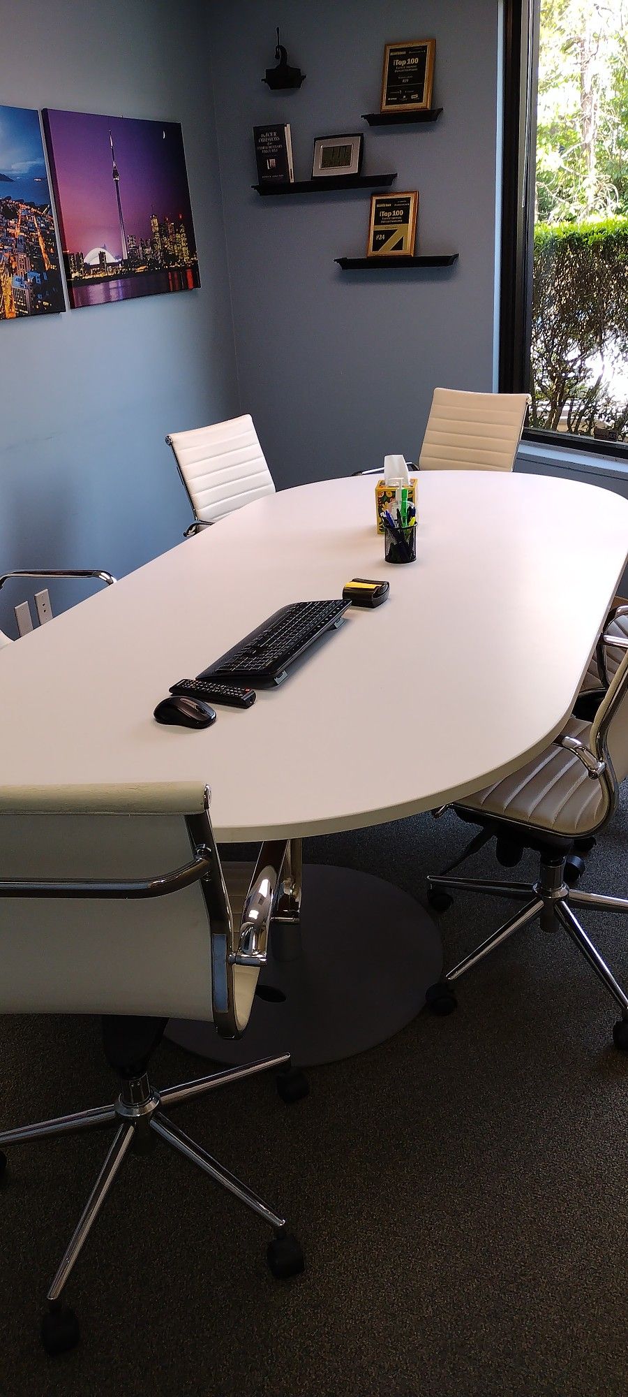 Conference Table And Chairs - $400