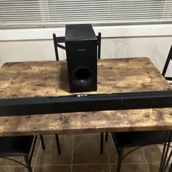 Samsung Soundbar And Subwoofer 
