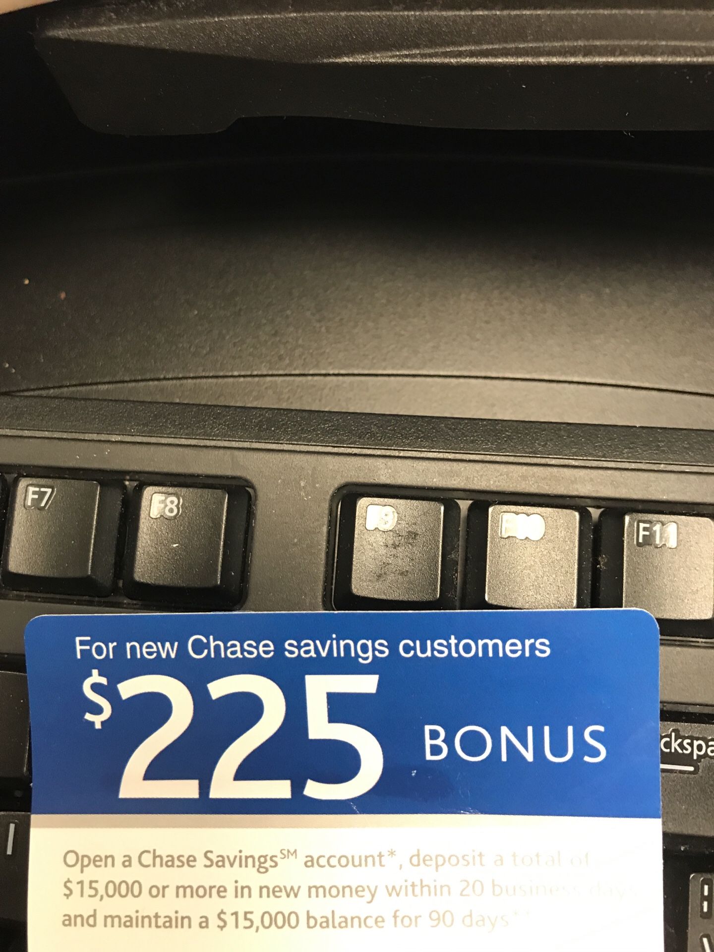 Chase coupon