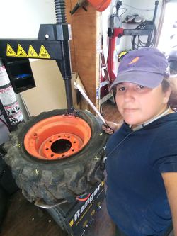 Fix tractor tires