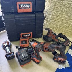RIDGID Tools And Tool Box