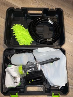 Cordless Portable Washer, Handheld Washer, Battery Operated Washer for Car Home Outdoor Patio Garden, Lightweight Car Washer, Washer with Foam Pot, Cl