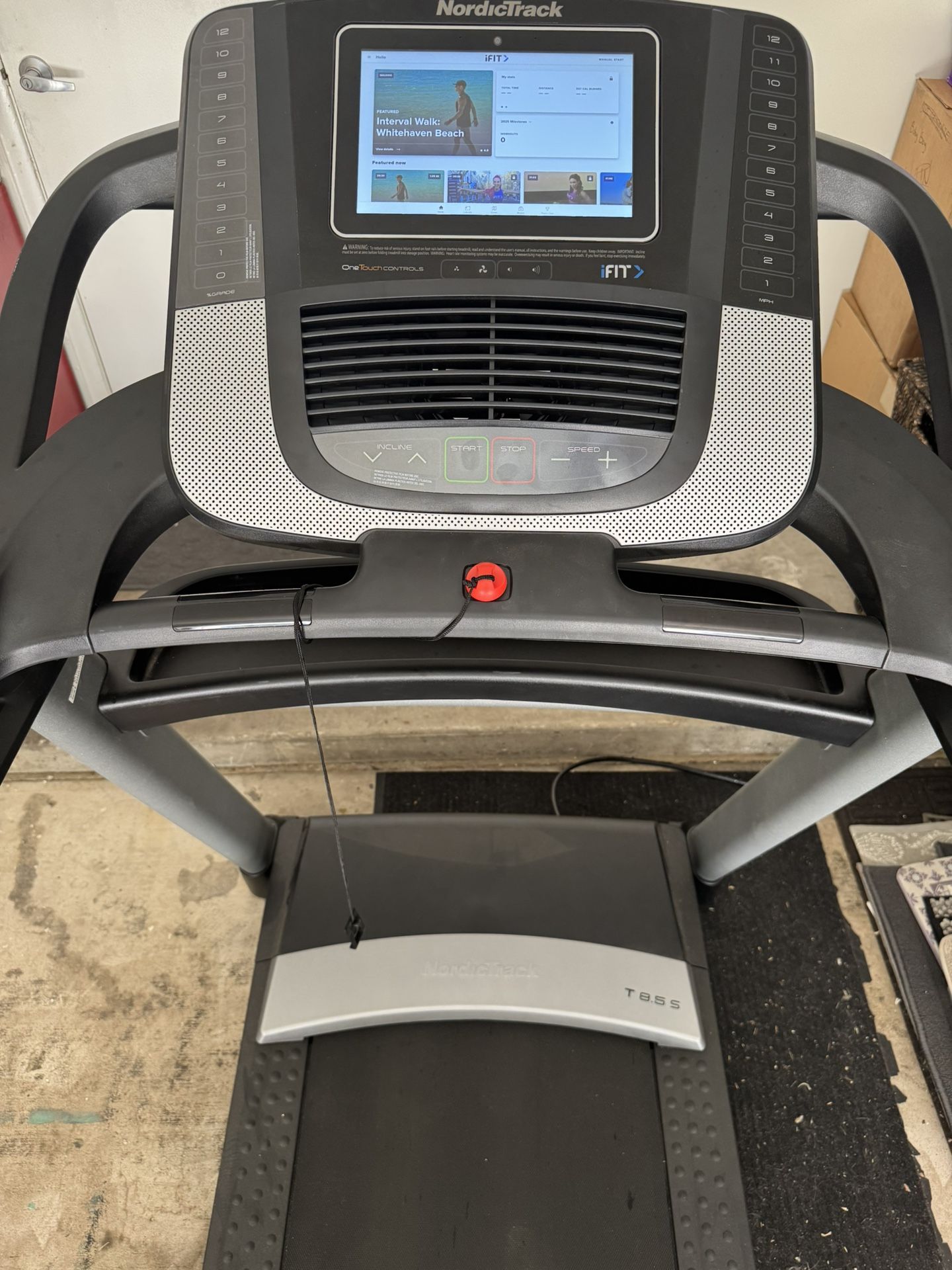 NORDICTRACK T 8.5 S Treadmill Foldable iFit-enabled Treadmill with Incline Adjustment