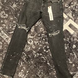 Purple Jeans Size 34