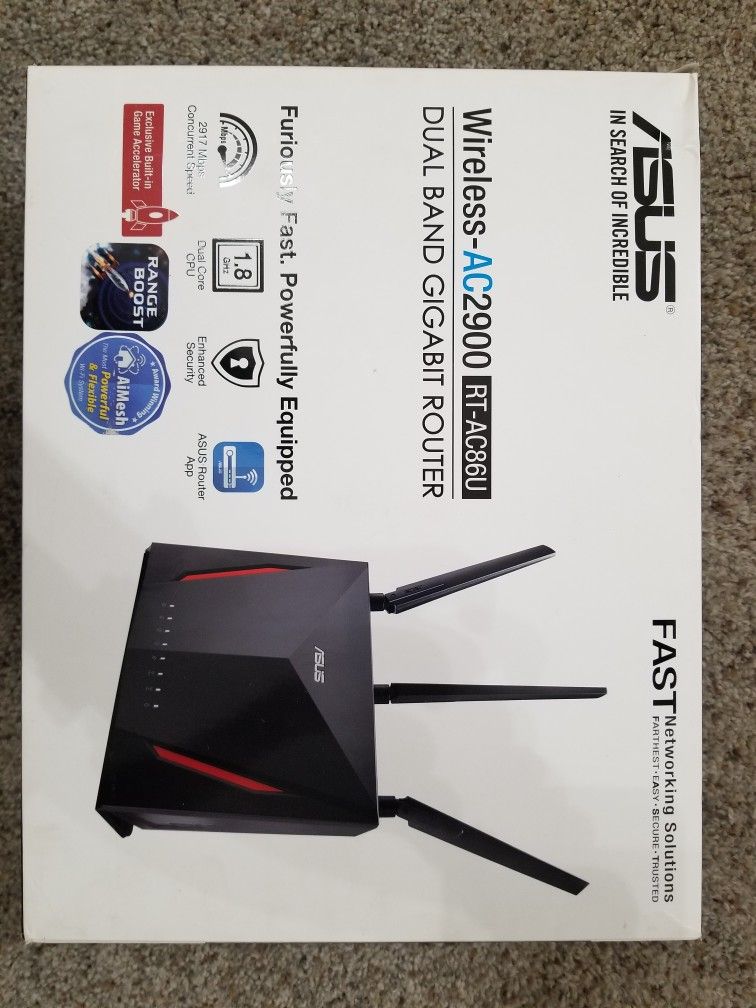 ASUS AC2900 RT-AC86U Dual Band Gigabit Router