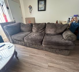 Comfty Brown Couch *cheap* ($250)