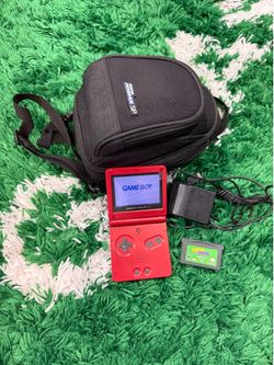 Gameboy advance sp flame red