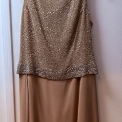 Beige Dress - Size 14 - New Never Worn