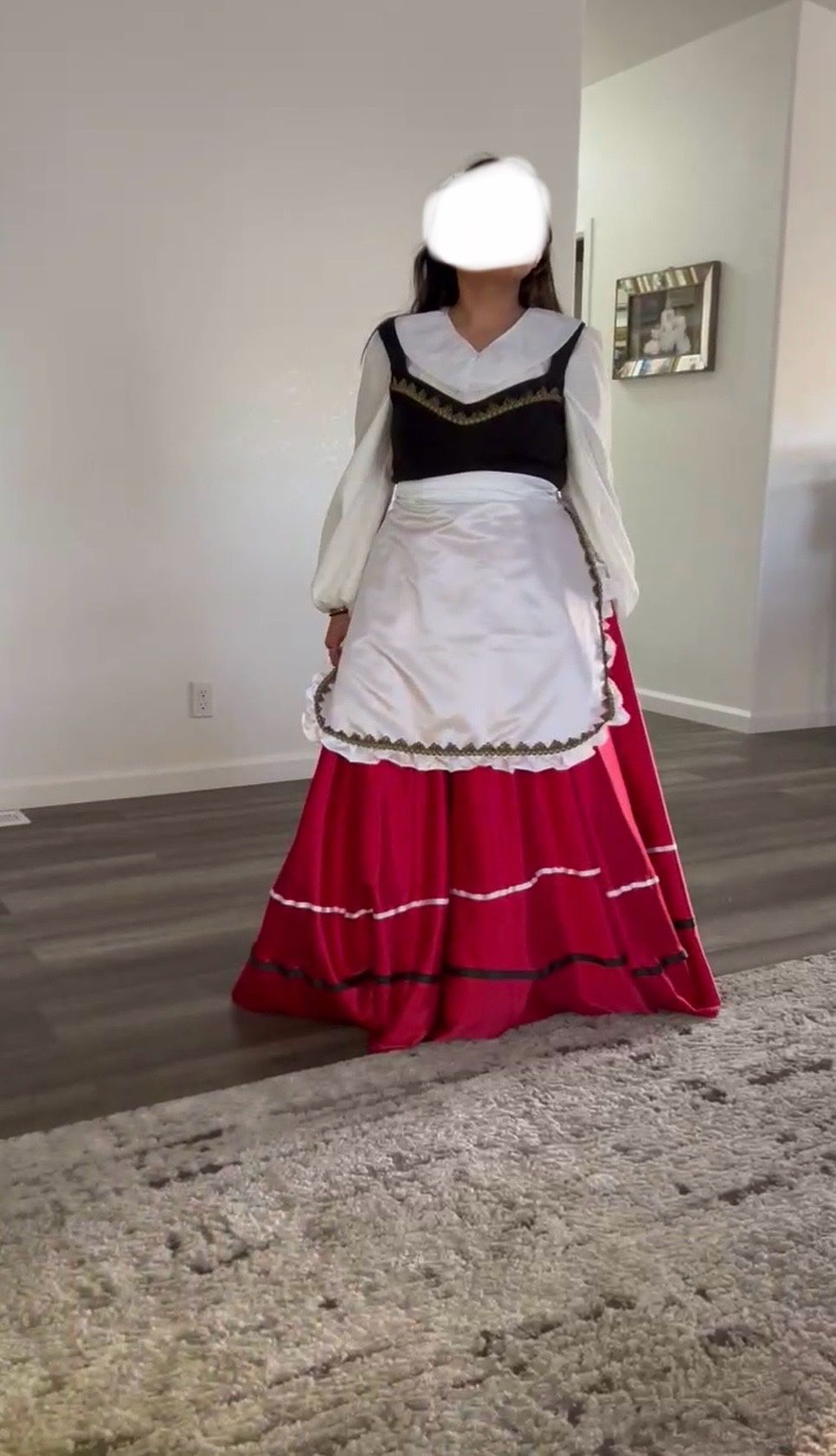 Australia Costume Adult Size M Does not include the shirt Made at home Including crinoline
