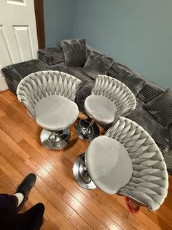 Gray Bar Stools