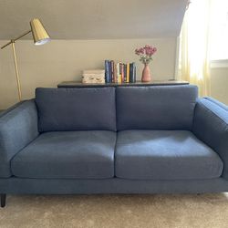 Beautiful Blue Sofa (custom made for Macy’s)