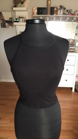 Black Halter Top