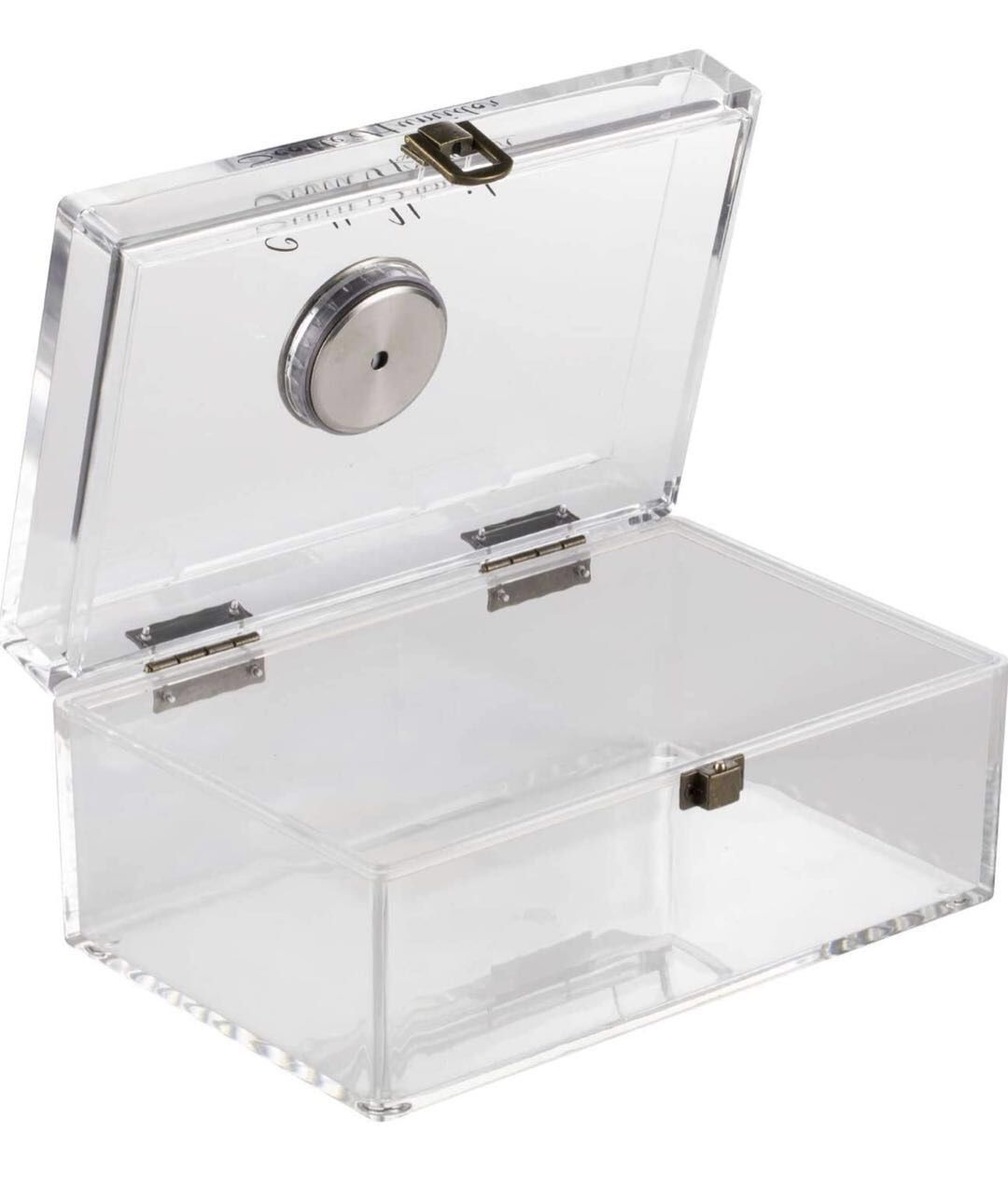 Scotte Acrylic Cigar Humidor Jar/case/Box with Humidifier and Hygrometer,humidor That can Hold About