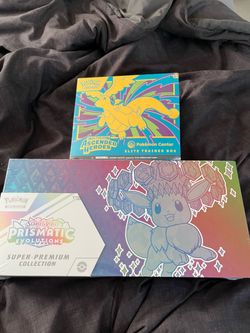 Sealed Pokémon TCG Collection Boxes – Dragonite & Eevee