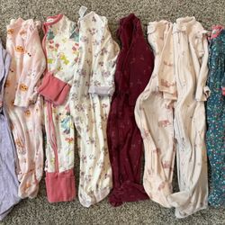 Baby Girl Sleepers 