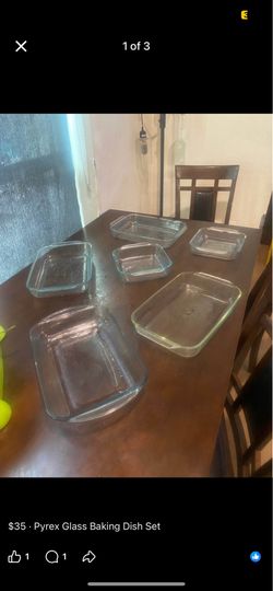 Pyrex Glass Baking Dish Set