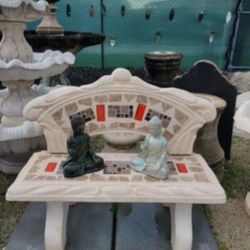 Concrete Stone Buddha Statue / Cement Garden Backyard Buddhas