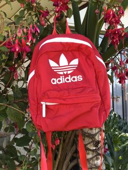 Adidas red mini backpack