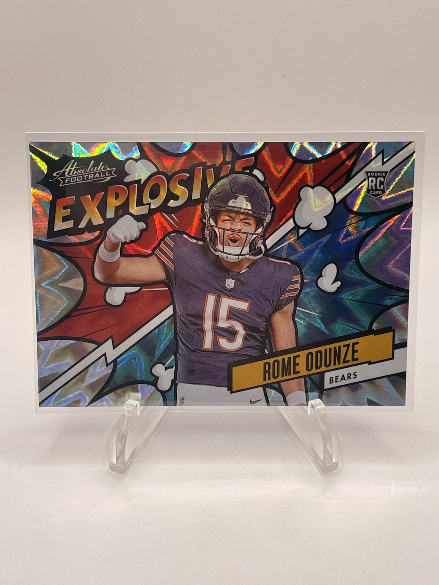 Rome Odunze Explosive Rookie Case Hit SSP