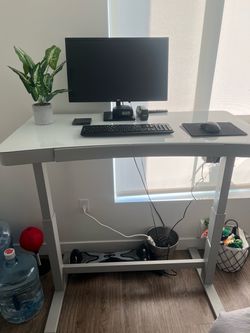 adjustable height desk