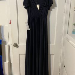 New Navy Blue Formal Dress Size Small