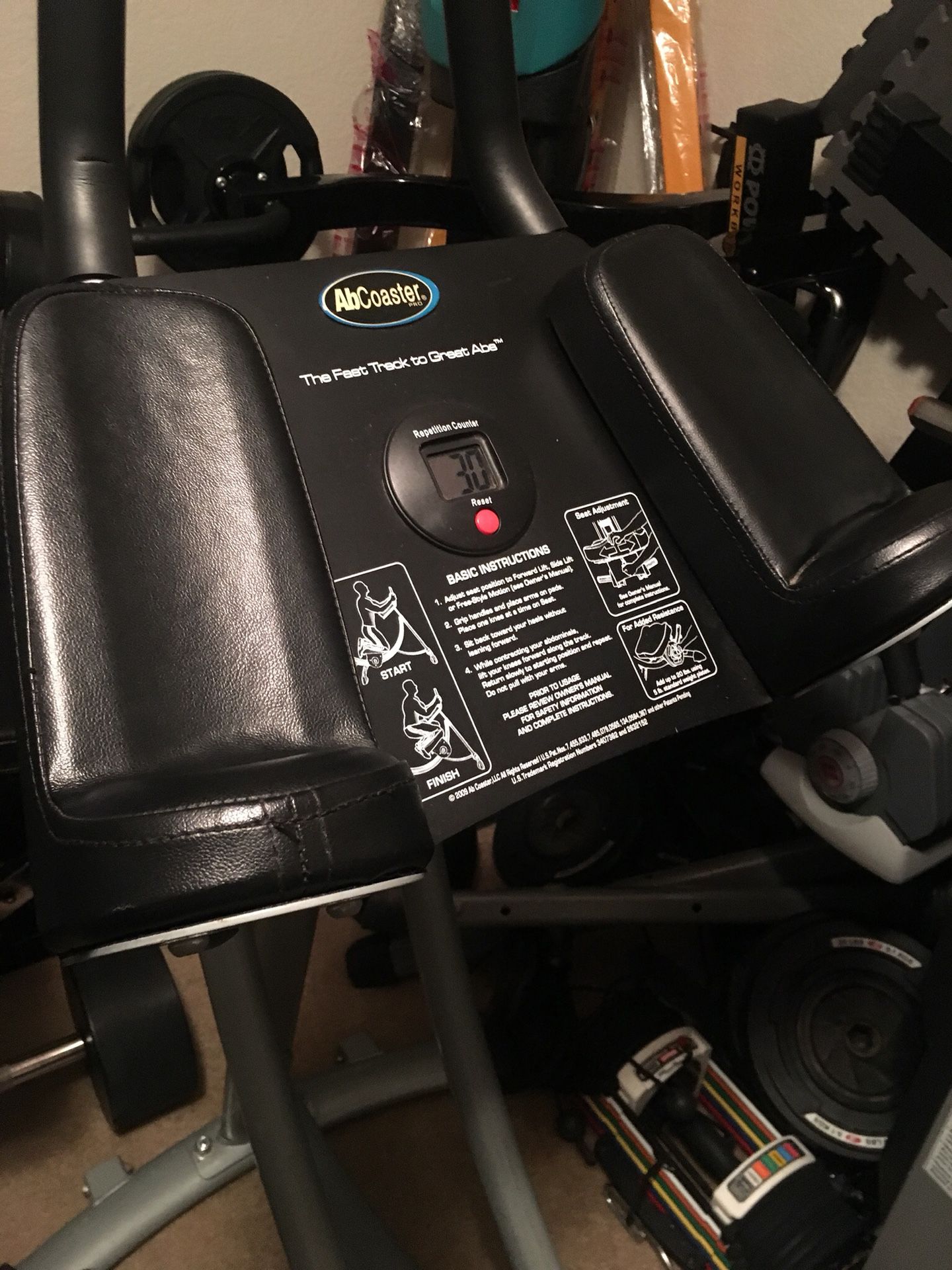 Abcoaster workout machine