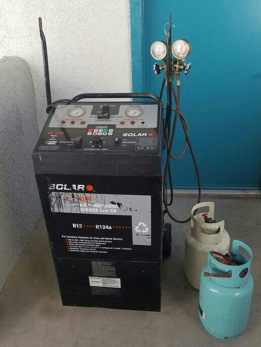 Car ac vacuum evacuation machine solar 8140