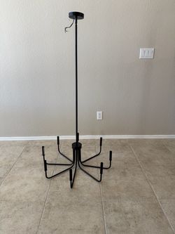 Chandelier Matte Black NEW
