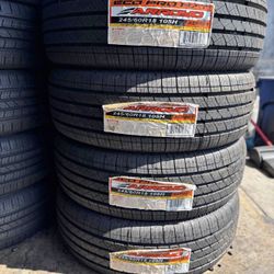 Vendo set de llantas nuevas 245/60R18 marca Arroyo con 50.000 mil millas