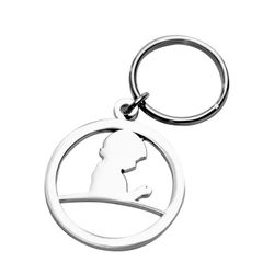 🔑St. Jude Children's Research Hospital Silver Metal Keychain (NEW)
