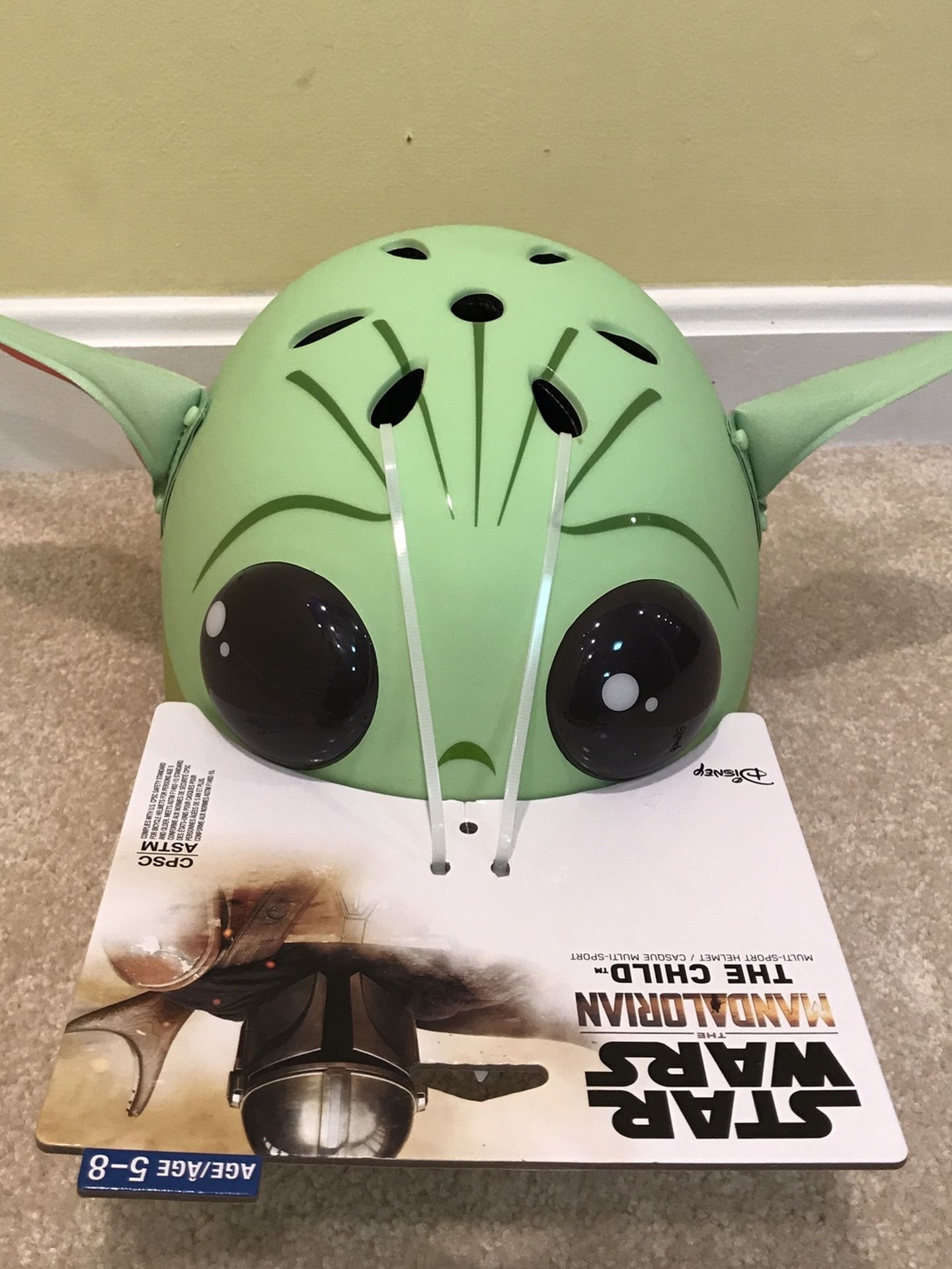 Star Wars The Mandalorian The Child Baby Yoda Grogu Bike Helmet Ages 5 8 SOLD OUT for Sale in Burke VA OfferUp