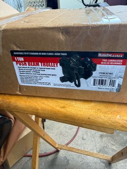 HaulMaster 1 Ton Push Beam Trolley