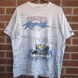 Vintage Roman Rapids Busch Gardens AOP T-shirt