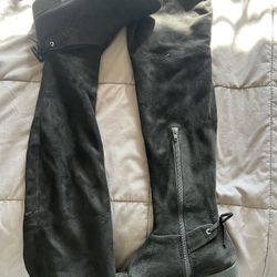 Thigh High Black Boots 