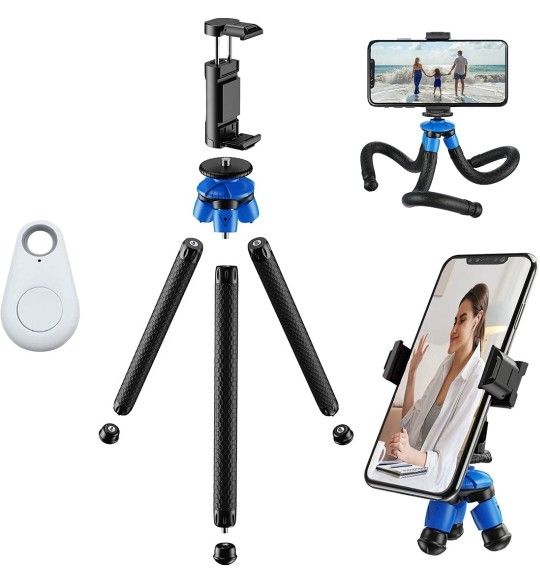 Phone Tripod Flexible Detachable Legs