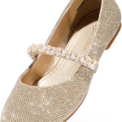 Little Girl Shiny  Ballerina Flats 