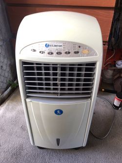 Used stand fan, and cooler