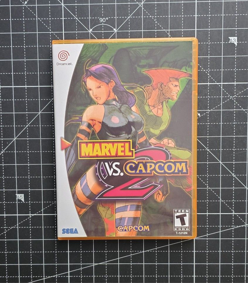 Dreamcast Marvel VS Capcom 2 Custom Case - NO GAME OR MANUAL