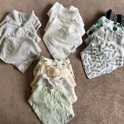 Copper Pearl Baby Bandana Bibs