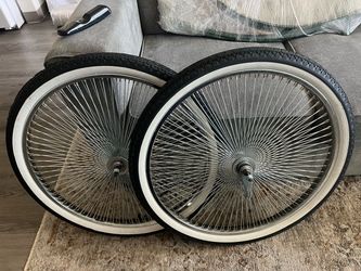 26” 144 spokes wheels