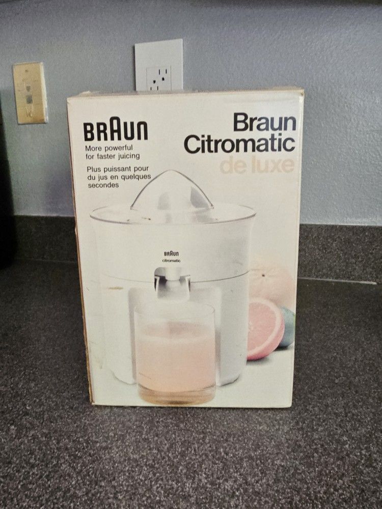 Braun Citromatic 4155 Citrus Juicer MPZ 21 DeLuxe Citrus Juicer

