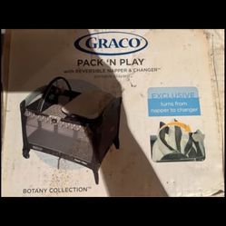 🌟 Graco Pack ’n Play – Botany 🌿 ✨ 2 available – 1 BRAND NEW in box 📦 + 1 gently used 💲 $80 each