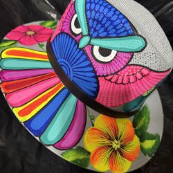 Woman’s Hand Painted Hat.