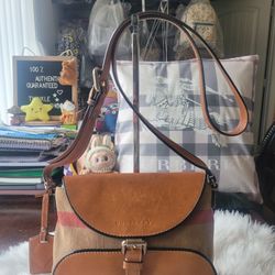 Authentic Burberry House Check Small Henham Crossbody Bag- USED(PRE-LOVED)