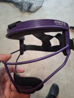 Youth softball face mask
