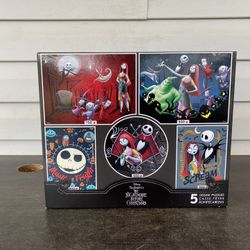 Ceaco - 5 in 1 Multipack - Disney - Tim Burton'S the Nightmare before Christmas