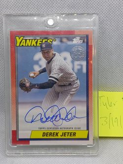 2025 Topps Derek Jeter 1990 On Card Auto