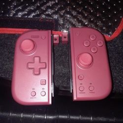 Apricot Red HORI Split Pad Compact Ergonomic Controller For Nintendo Switch And OLED