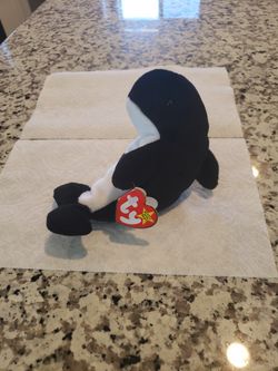 Beanie Babies Waves the Orca Whale