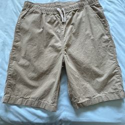 The Children’s Place- Boys Pull On Jogger Shorts- Beige -Husky 20